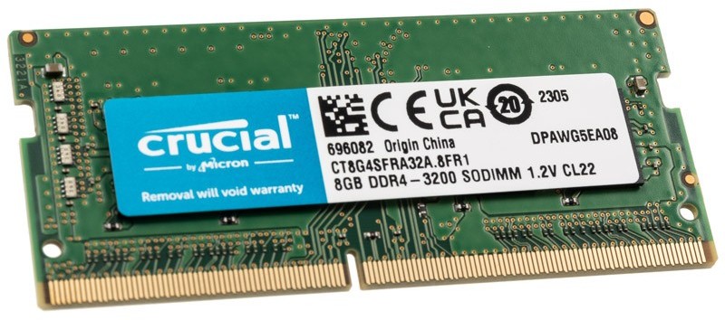 8GB DDR4-3200 SODIMM | CT8G4SFRA32A | DE